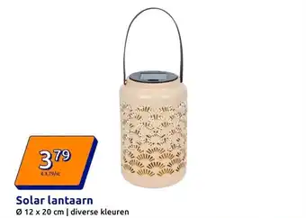 Action Solar lantaarn aanbieding