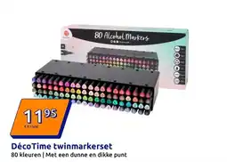 Action DécoTime twinmarkerset aanbieding
