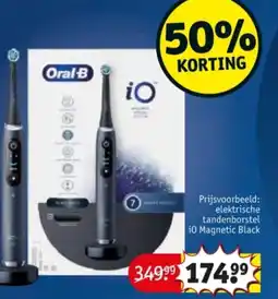 Kruidvat elektrische tandenborstel i0 Magnetic Black aanbieding