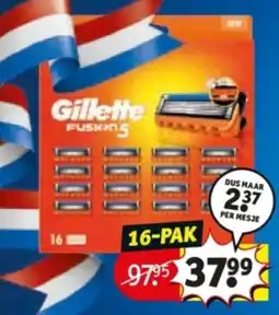 Kruidvat Gillette Fusion5 aanbieding