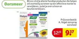 Kruidvat A. Vogel oorspray oorsmeer aanbieding