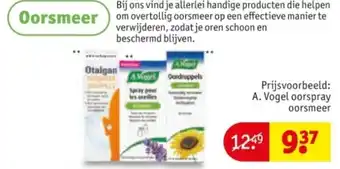 Kruidvat A. Vogel oorspray oorsmeer aanbieding