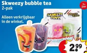 Kruidvat Skweezy bubble tea aanbieding