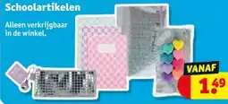 Kruidvat Schoolartikelen aanbieding