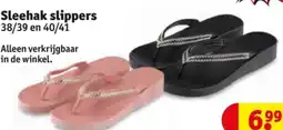 Kruidvat Sleehak slippers aanbieding
