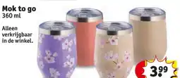 Kruidvat Mok to go aanbieding