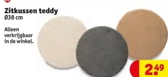 Kruidvat Zitkussen teddy aanbieding