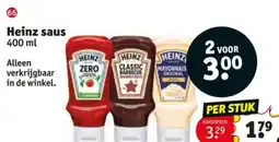 Kruidvat Heinz saus aanbieding