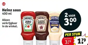 Kruidvat Heinz saus aanbieding