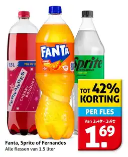 Hoogvliet Fanta, Sprite of Fernandes aanbieding