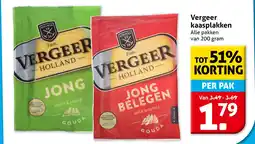 Hoogvliet Vergeer kaasplakken aanbieding