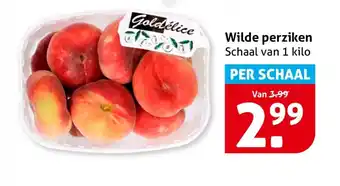 Hoogvliet Wilde perziken aanbieding