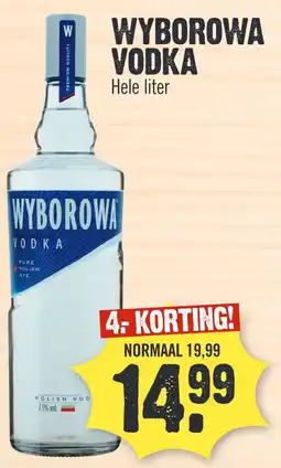 Super Dirck 3 WYBOROWA VODKA aanbieding