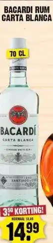 Dirk BACARDI RUM CARTA BLANCA aanbieding
