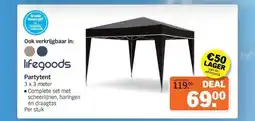 Albert Heijn Partytent 3 x 3 meter aanbieding