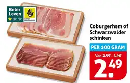 Hoogvliet Coburgerham of Schwarzwalder schinken aanbieding