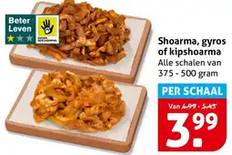 Hoogvliet Shoarma, gyros of kipshoarma aanbieding