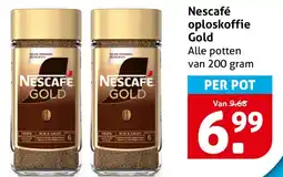 Hoogvliet Nescafé oploskoffie Gold aanbieding