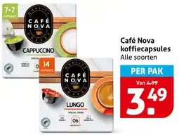 Hoogvliet Café Nova koffiecapsules aanbieding