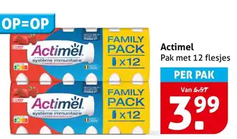 Hoogvliet Actimel aanbieding