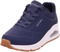 Amazon Skechers Uno Stand On Air dames Sneaker Low top, Marineblauw Durabuck Mesh, 41 EU aanbieding