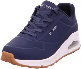 Amazon Skechers Uno Stand On Air dames Sneaker Low top, Marineblauw Durabuck Mesh, 41 EU aanbieding