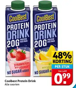 Hoogvliet Coolbest Protein Drink aanbieding