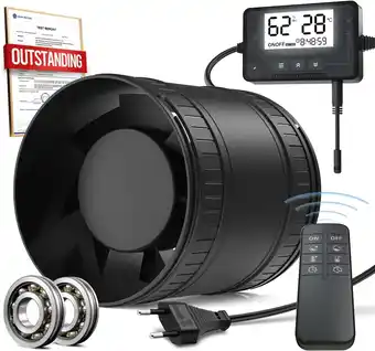 Amazon BUMSOU Kanaalventilator 228TBEB aanbieding