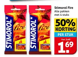 Hoogvliet Stimorol Fire aanbieding