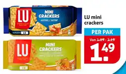 Hoogvliet LU mini crackers aanbieding