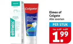 Hoogvliet Elmex of Colgate aanbieding