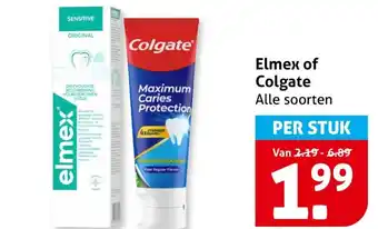 Hoogvliet Elmex of Colgate aanbieding