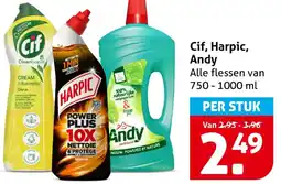 Hoogvliet Cif, Harpic, Andy aanbieding