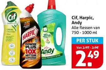 Hoogvliet Cif, Harpic, Andy aanbieding