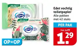 Hoogvliet Edet Vochtig toiletpapier aanbieding