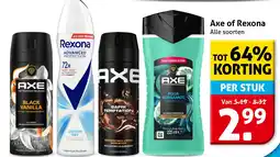 Hoogvliet Axe of Rexona aanbieding