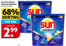 Hoogvliet Sun Pro Expert Vaatwascapsules aanbieding
