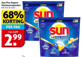 Hoogvliet Sun Pro Expert Vaatwascapsules aanbieding