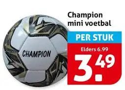Hoogvliet Champion mini voetbal aanbieding
