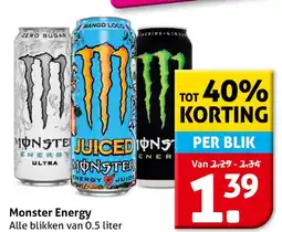 Hoogvliet Monster Energy aanbieding