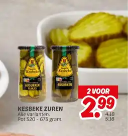 Dekamarkt Kesbeke zuren aanbieding