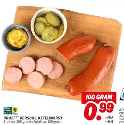 Dekamarkt Proef 't verschil ketelworst aanbieding