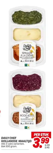Dekamarkt Daily chef hollandse maaltijd aanbieding