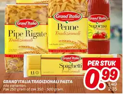 Dekamarkt Grand'italia tradizionali pasta aanbieding