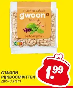 Dekamarkt G'woon pijnboompitten aanbieding