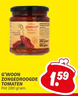 Dekamarkt G'woon zongedroogde tomaten aanbieding