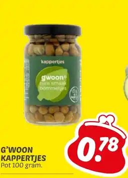 Dekamarkt G'woon kappertjes aanbieding