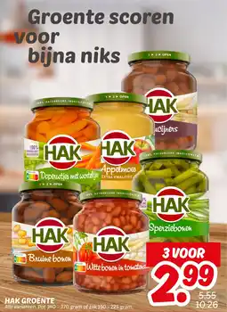 Dekamarkt Hak groente aanbieding