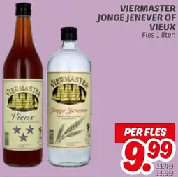 Dekamarkt Viermaster jonge jenever of vieux aanbieding
