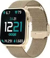 Bol.com OOQE WATCH PRO 7 - Smartwatch Dames | Metaal Goud aanbieding